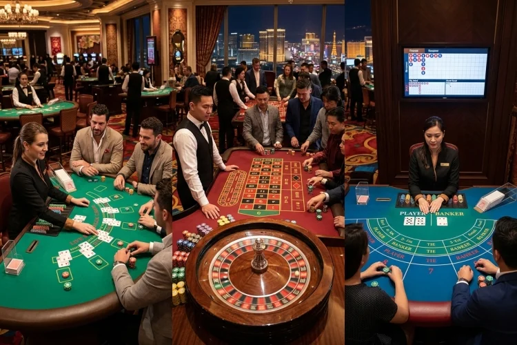 Live Blackjack, Roulette, and Baccarat Explained: Key Differences